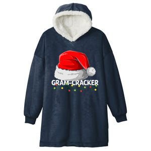 Gramcracker Santa Christmas Family Matching Pajamas Mama Gift Hooded Wearable Blanket