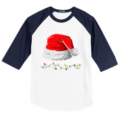 Gramcracker Santa Christmas Family Matching Pajamas Mama Gift Baseball Sleeve Shirt