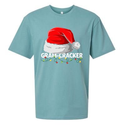 Gramcracker Santa Christmas Family Matching Pajamas Mama Gift Sueded Cloud Jersey T-Shirt