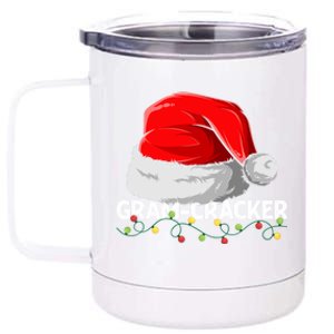 Gramcracker Santa Christmas Family Matching Pajamas Mama Gift 12 oz Stainless Steel Tumbler Cup