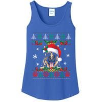 Ger Shepherd Christmas Santa Ugly Sweater Dog Lover Xmas Gift Ladies Essential Tank