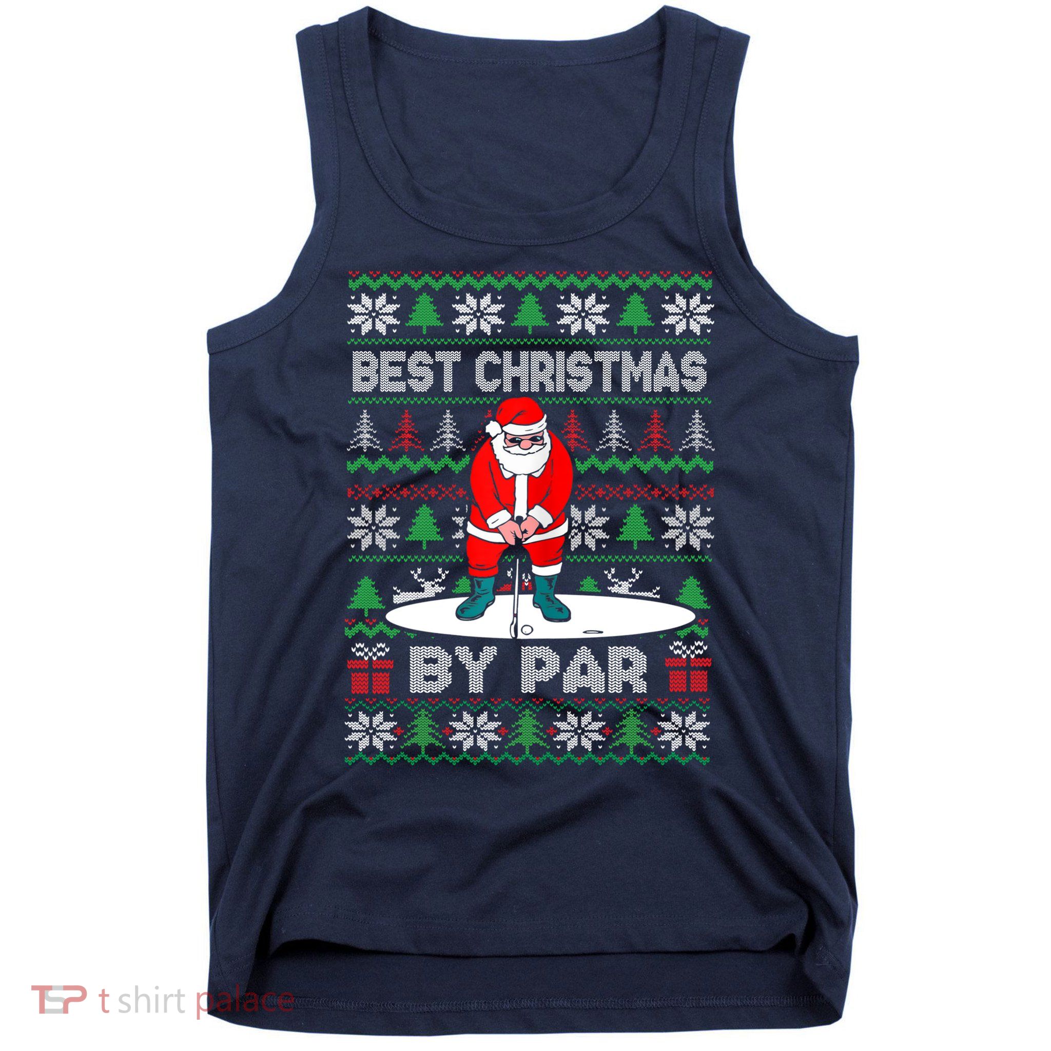 Golf Santa Claus Best Christmas By Par Tank Top
