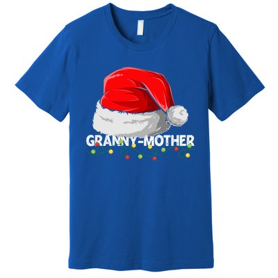 Grannymother Santa Christmas Family Matching Pajamas Mama Cool Gift Premium T-Shirt