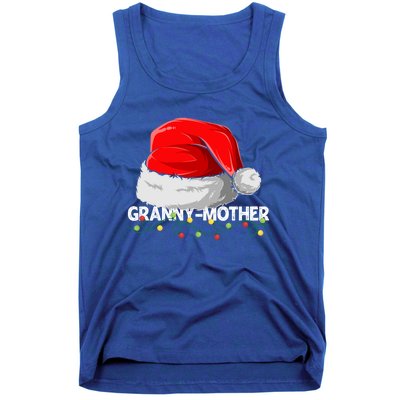 Grannymother Santa Christmas Family Matching Pajamas Mama Cool Gift Tank Top