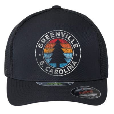 Greenville South Carolina Sc Vintage Flexfit Unipanel Trucker Cap