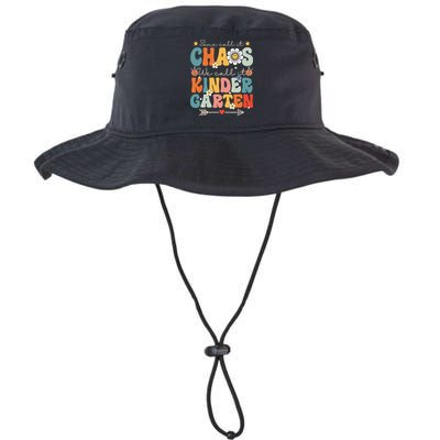 Groovy Some Call It Chaos We Call It Kindergarten Teachers Bucket Hat