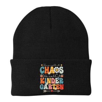 Groovy Some Call It Chaos We Call It Kindergarten Teachers Beanie