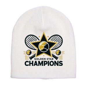 Golden Star Champions Team Short Acrylic Beanie