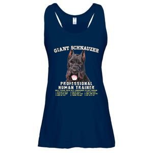 Giant Schnauzer Cropped Professional Human Trainer Cute Dog Ladies Essential Flowy Tank