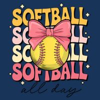 Groovy Softball Coquette Bow Softball Lover Softball All Day  Infant Baby Jersey Bodysuit