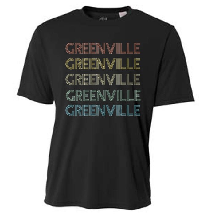 Greenville South Carolina Pride Vintage State Cooling Performance Crew T-Shirt