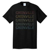 Greenville South Carolina Pride Vintage State Tall T-Shirt