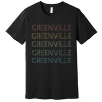 Greenville South Carolina Pride Vintage State Premium T-Shirt