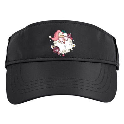 Groovy Santa Claus Disco Christmas Holiday Adult Drive Performance Visor