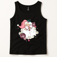 Groovy Santa Claus Disco Christmas Holiday Tank Top