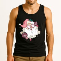 Groovy Santa Claus Disco Christmas Holiday Tank Top