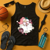 Groovy Santa Claus Disco Christmas Holiday Tank Top