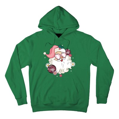 Groovy Santa Claus Disco Christmas Holiday Hoodie