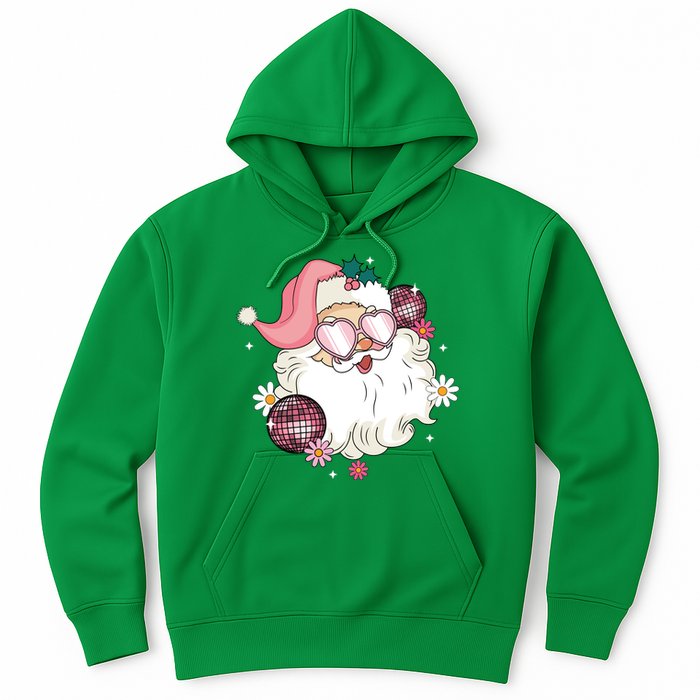 Groovy Santa Claus Disco Christmas Holiday Hoodie