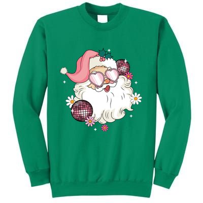Groovy Santa Claus Disco Christmas Holiday Sweatshirt