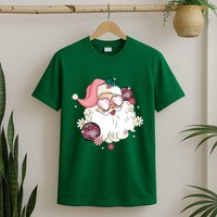 Groovy Santa Claus Disco Christmas Holiday T-Shirt