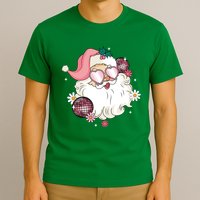 Groovy Santa Claus Disco Christmas Holiday T-Shirt
