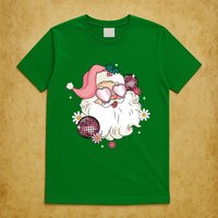 Groovy Santa Claus Disco Christmas Holiday T-Shirt