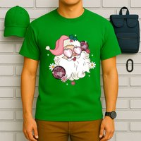Groovy Santa Claus Disco Christmas Holiday T-Shirt