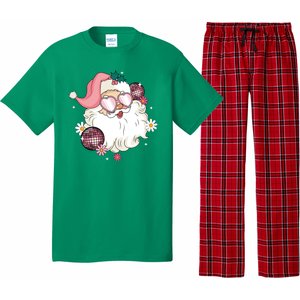 Groovy Santa Claus Disco Christmas Holiday Pajama Set