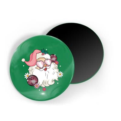 Groovy Santa Claus Disco Christmas Holiday Magnet