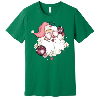 Groovy Santa Claus Disco Christmas Holiday Premium T-Shirt