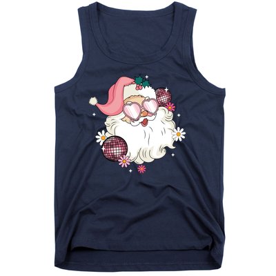 Groovy Santa Claus Disco Christmas Holiday Tank Top