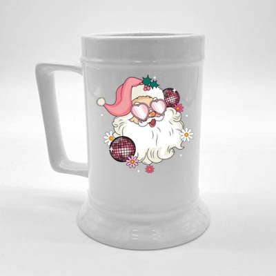 Groovy Santa Claus Disco Christmas Holiday Beer Stein