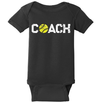 Gifts Softball Coaches Appreciation Softball Coach Baby Bodysuit