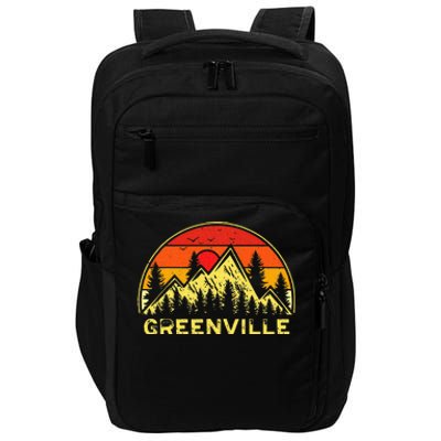 Greenville South Carolina Sc Mountains Hiking Souvenir Impact Tech Backpack