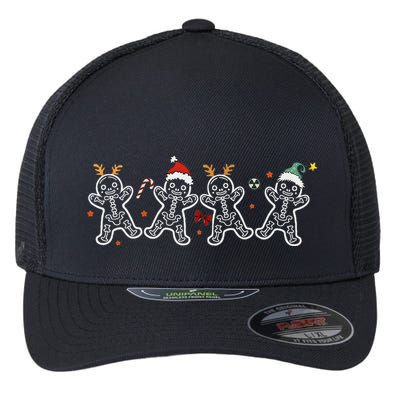 Gingerbread Skeleton Christmas Radiology Shir Xray Tech Flexfit Unipanel Trucker Cap