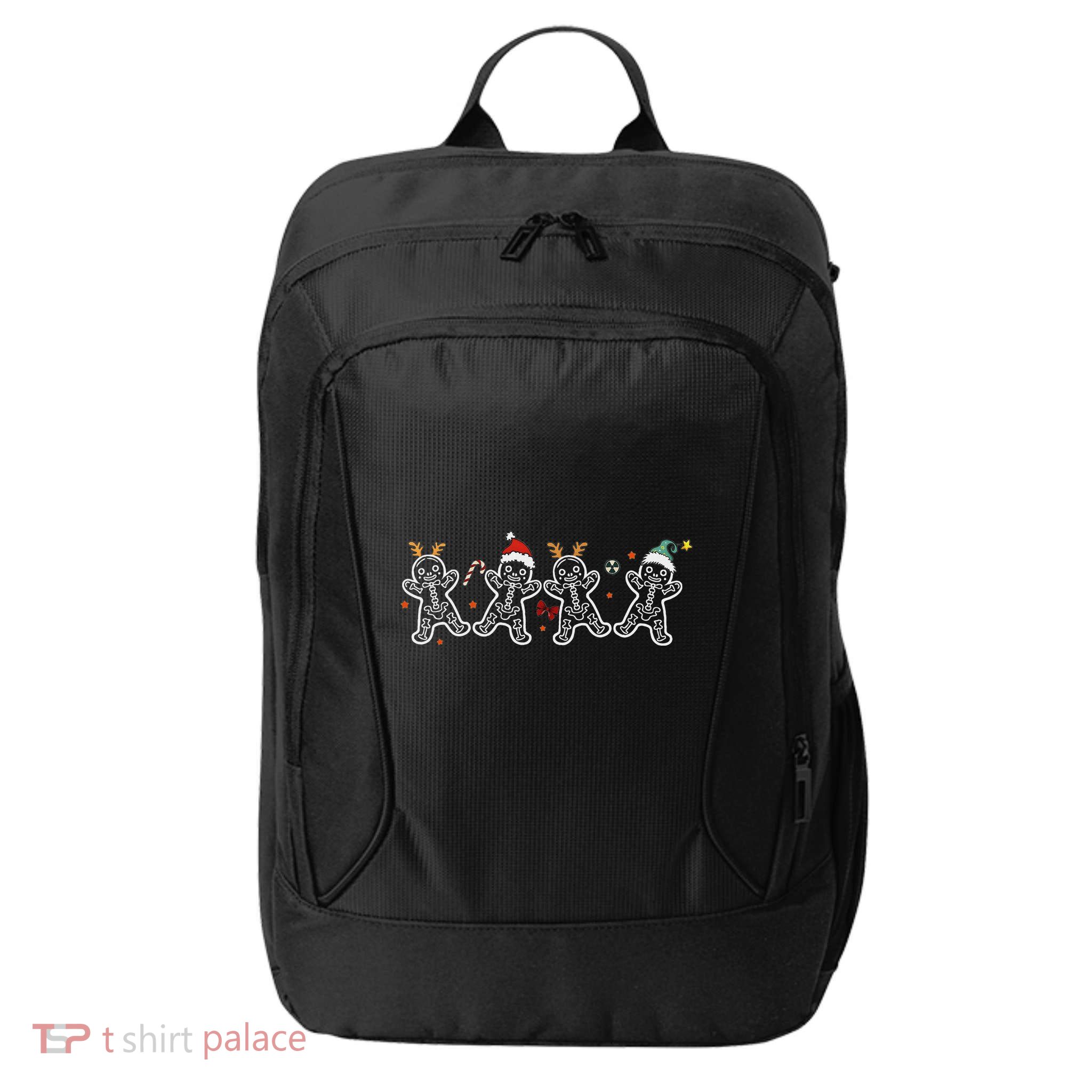 Gingerbread Skeleton Christmas Radiology Shir Xray Tech City Backpack