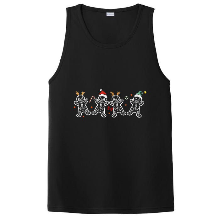 Gingerbread Skeleton Christmas Radiology Shir Xray Tech PosiCharge Competitor Tank