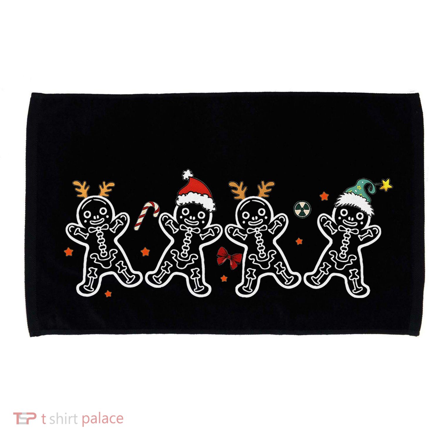 Gingerbread Skeleton Christmas Radiology Shir Xray Tech Microfiber Hand Towel