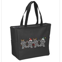 Gingerbread Skeleton Christmas Radiology Shir Xray Tech Zip Tote Bag