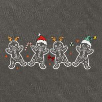 Gingerbread Skeleton Christmas Radiology Shir Xray Tech Cotton Canvas Backpack