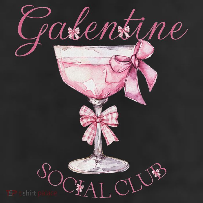 Galentine Social Club Valentines Day Coquette Bow Wine Cool Comfort Performance Bucket Hat