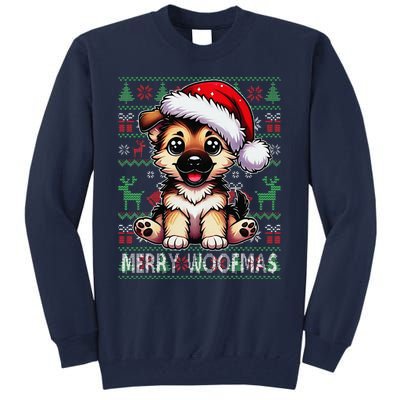 German Shepherd Christmas Ugly Sweater Funny Dog Lover Xmas Tall Sweatshirt