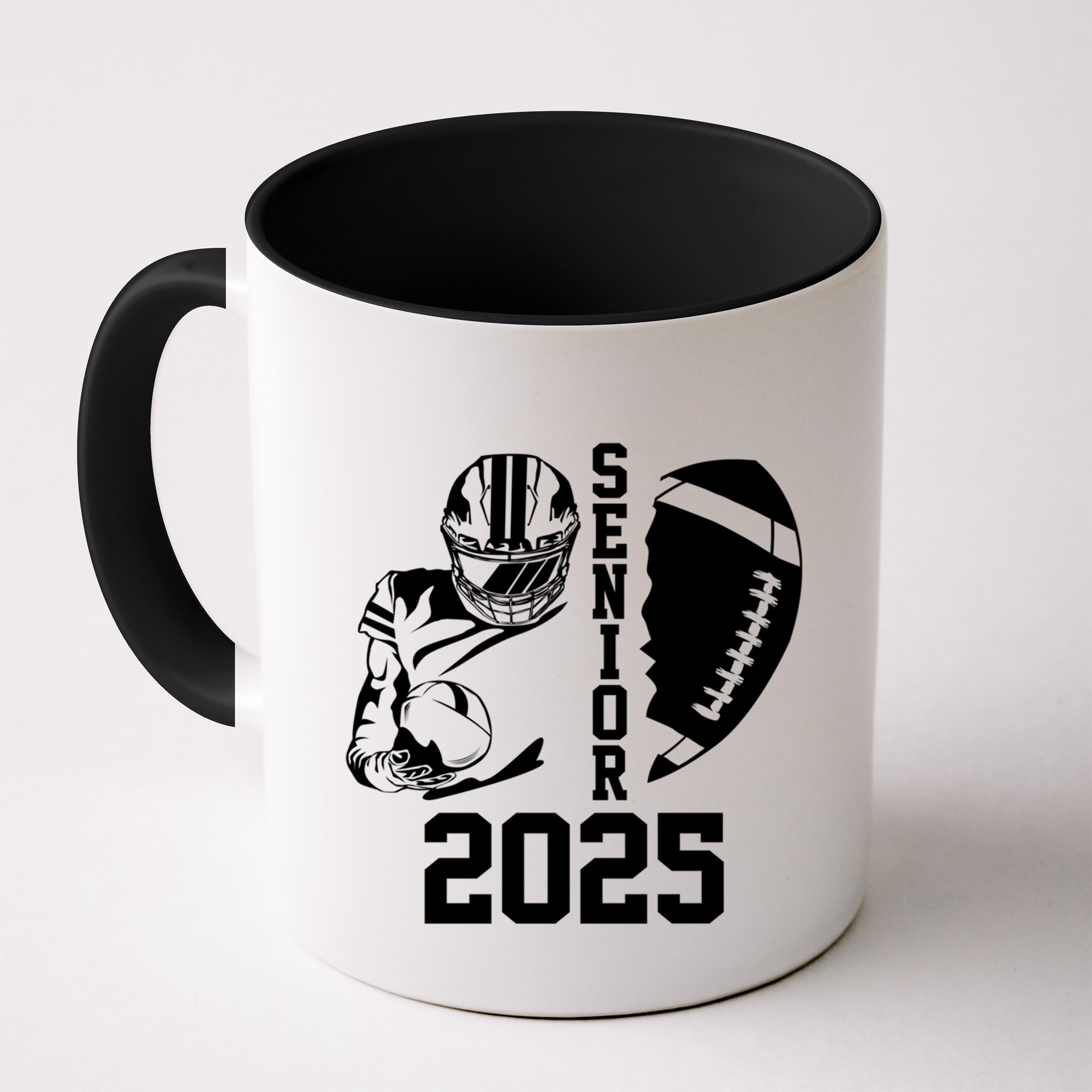 Graduate Senior Class Of 2025 Graduation American Football Gift Mug