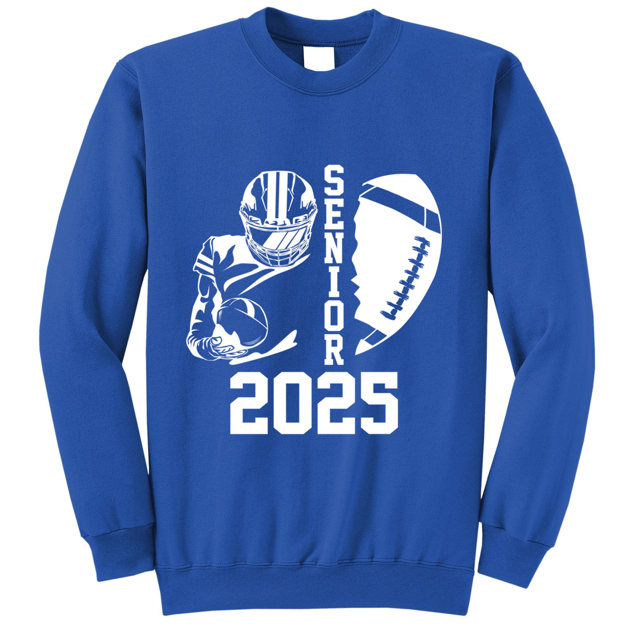 Graduate Senior Class Of 2025 Graduation American Football Gift Sweatshirt