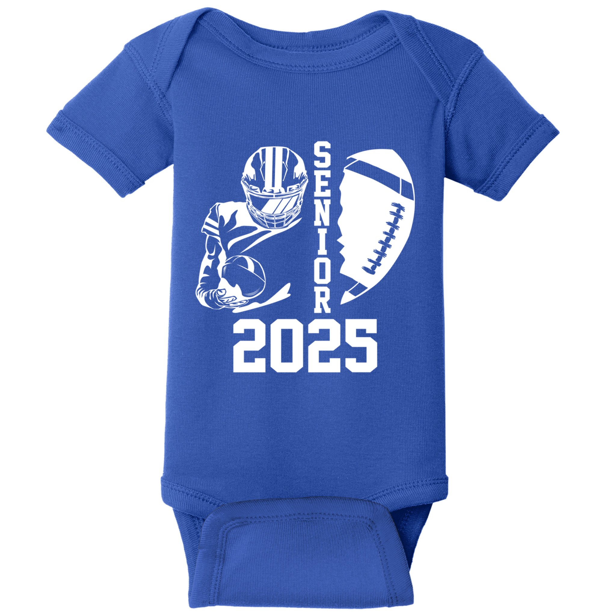 Graduate Senior Class Of 2025 Graduation American Football Gift Baby Bodysuit