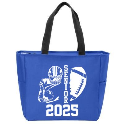 Graduate Senior Class Of 2025 Graduation American Football Gift Zip Tote Bag