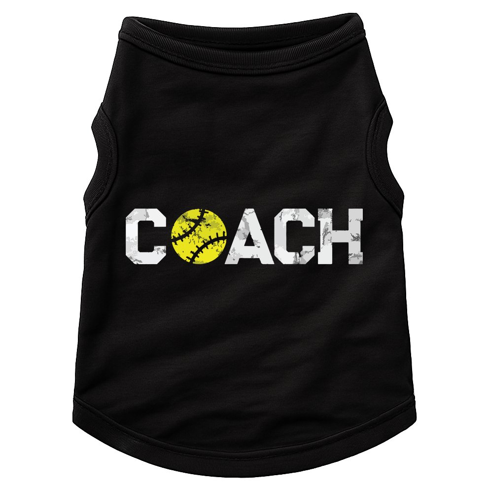 Gifts Softball Coaches Appreciation Softball Coach Doggie Tank