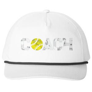 Gifts Softball Coaches Appreciation Softball Coach Snapback Five-Panel Rope Hat