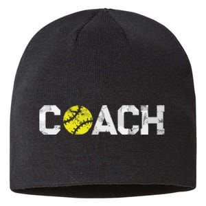 Gifts Softball Coaches Appreciation Softball Coach Sustainable Beanie